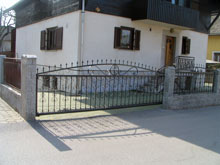 Kovana vrata železna